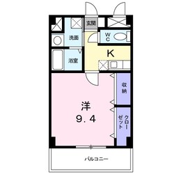 プラシ－ドの物件間取画像